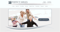 Desktop Screenshot of perfectsmilesfd.com